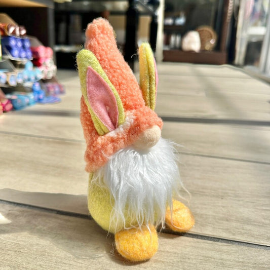 お金のありかを教えてくれる！宝物の守護者 伝説の妖精gnome（ノーム）ラビット パステルオレンジ
