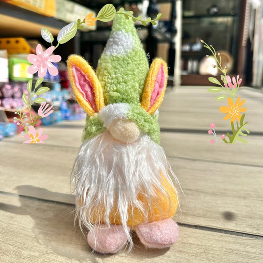 お金のありかを教えてくれる！宝物の守護者 伝説の妖精gnome（ノーム）ラビット パステルグリーン