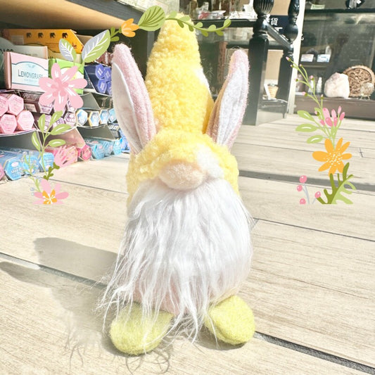 お金のありかを教えてくれる！宝物の守護者 伝説の妖精gnome（ノーム）ラビット パステルイエロー