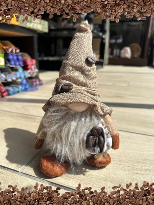 お金のありかを教えてくれる！宝物の守護者 伝説の妖精gnome（ノーム）コーヒーブラウン