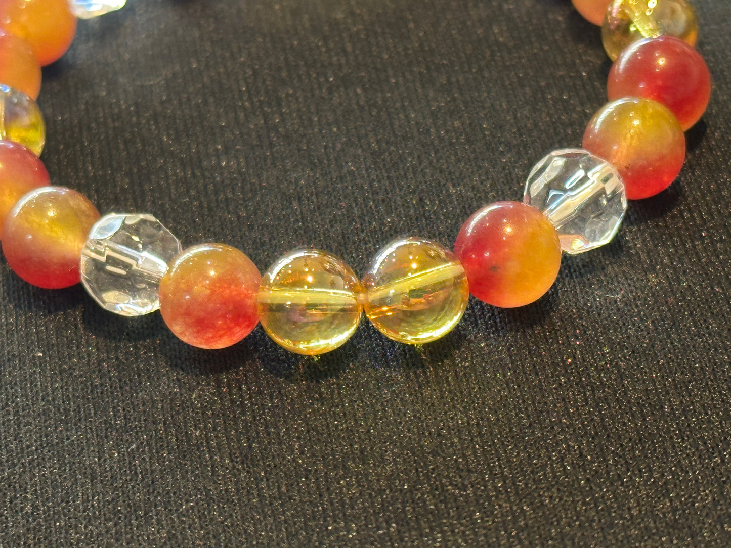 新たな仕事を呼び込み成功へ導く。コスモオーラ＆レッドジェイド ブレスレット