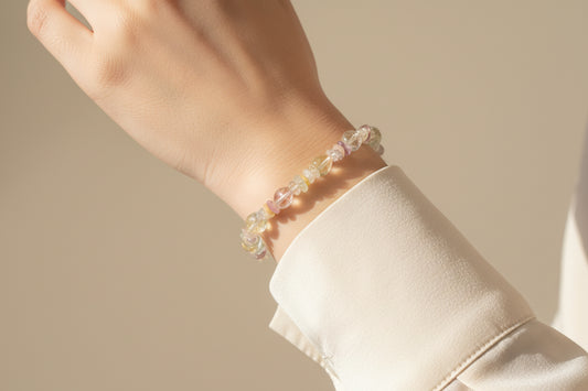 愛のエナジーがあらゆる人間関係を改善。ハートフローライトブレスレット