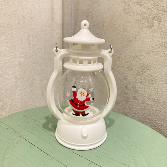 ランタン型LEDライト スノーサンタ