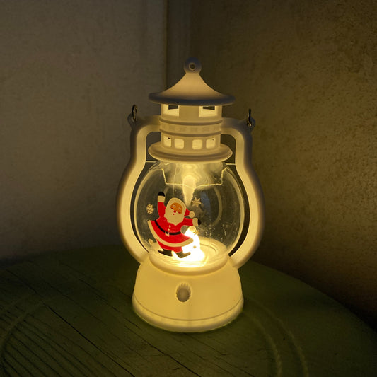 ランタン型LEDライト スノーサンタ