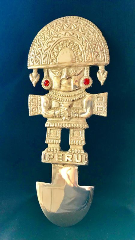 BIG!大強運と大金運に恵まれるパワーが秘められた　ペルーの聖なる黄金の大きなナイフ★トゥミ　R