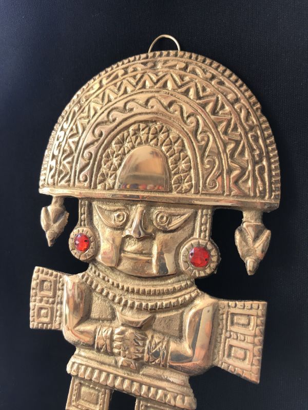 BIG!大強運と大金運に恵まれるパワーが秘められた　ペルーの聖なる黄金の大きなナイフ★トゥミ　R