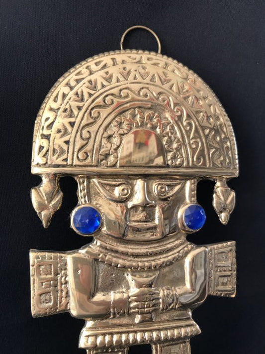 BIG!大強運と大金運に恵まれるパワーが秘められた　ペルーの聖なる黄金の大きなナイフ★トゥミ　B