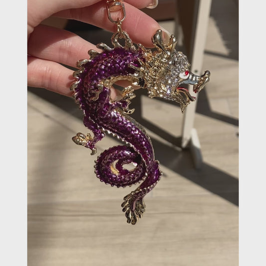 最強の開運力!龍キーホルダー